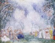 James Ensor The Garden of love France oil painting reproduction